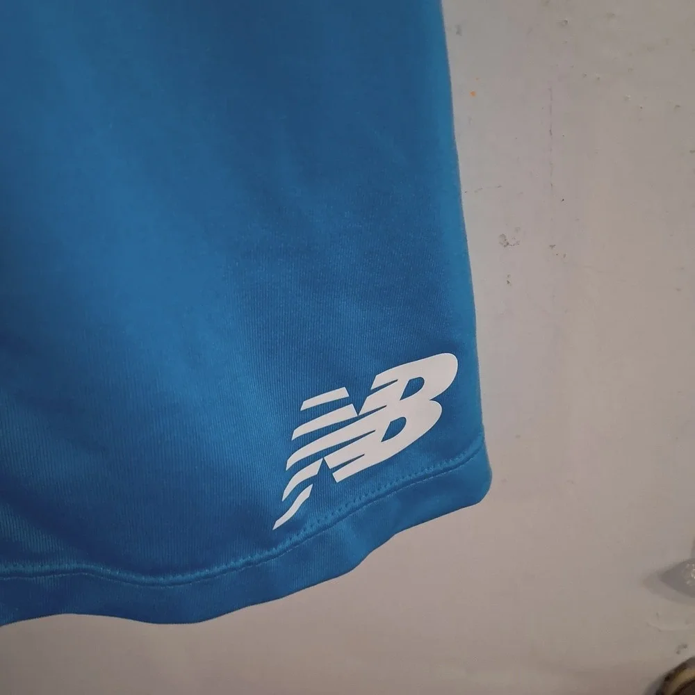 New‎ Balance Tennis Dress Racerback  Teal Turquoise White EUC M